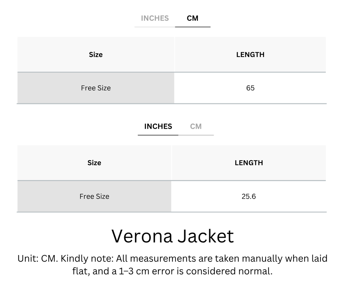 Wrinkle-Free, Cooling & Free Size Pleated Verona Jacket