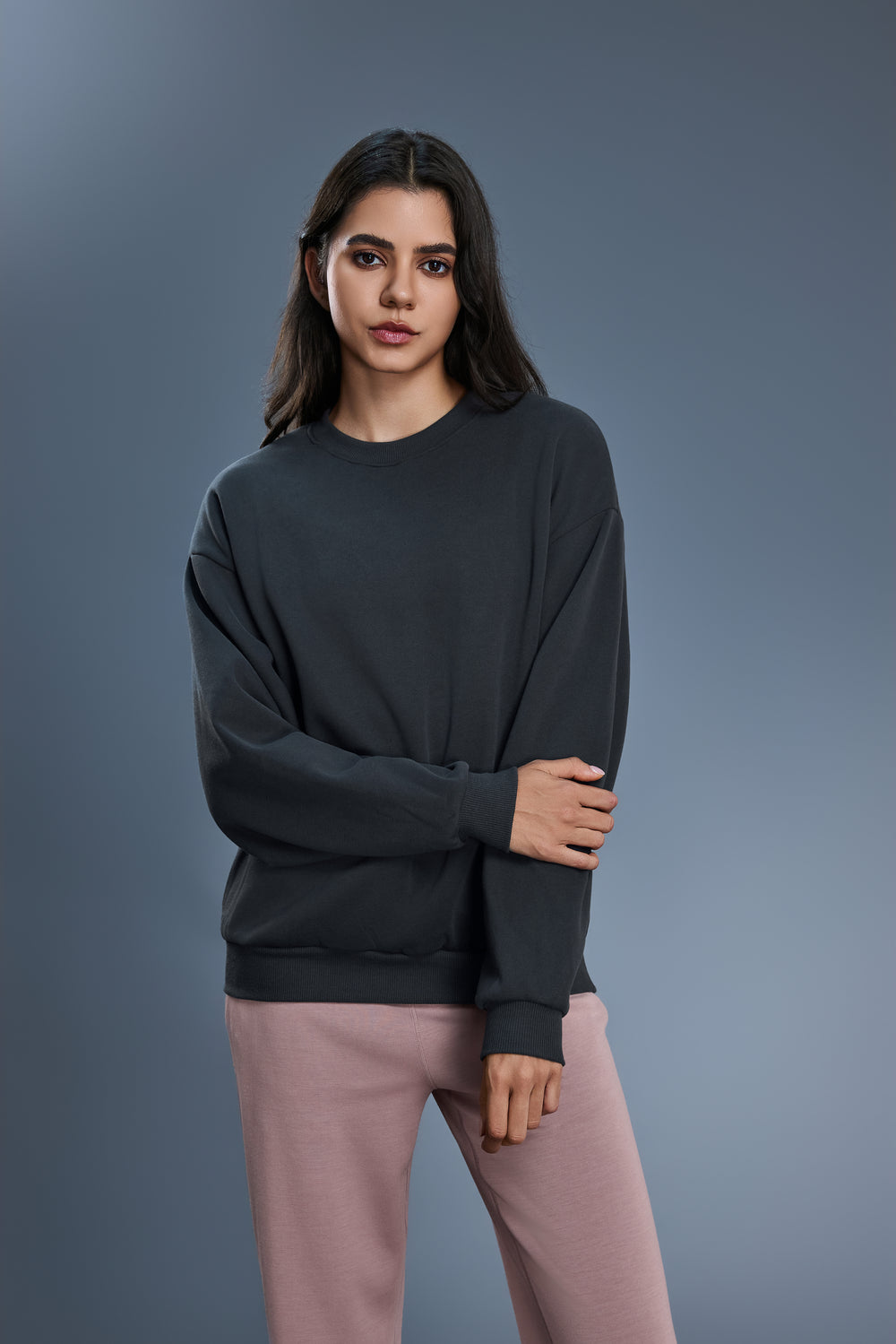Warm & Buttery Soft Fleece Sweater With Adjustable Sleeves - For Cold Climate