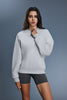 Warm & Buttery Soft Fleece Sweater With Adjustable Sleeves - For Cold Climate