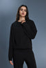 Warm & Buttery Soft Fleece Sweater With Adjustable Sleeves - For Cold Climate