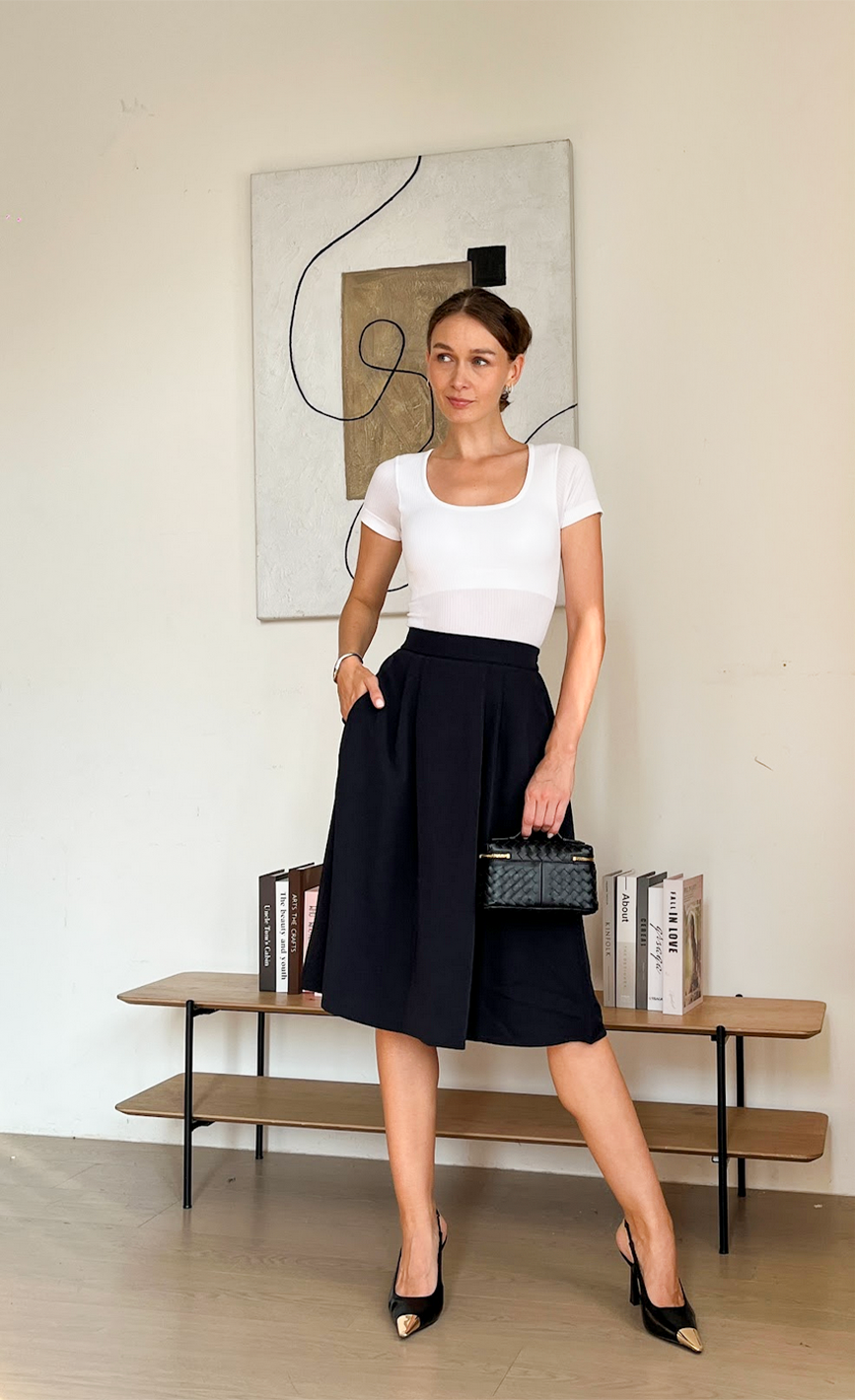Cooling, Breathable & Stretchable Sass Skirt With Pockets & Stretchable Waistband