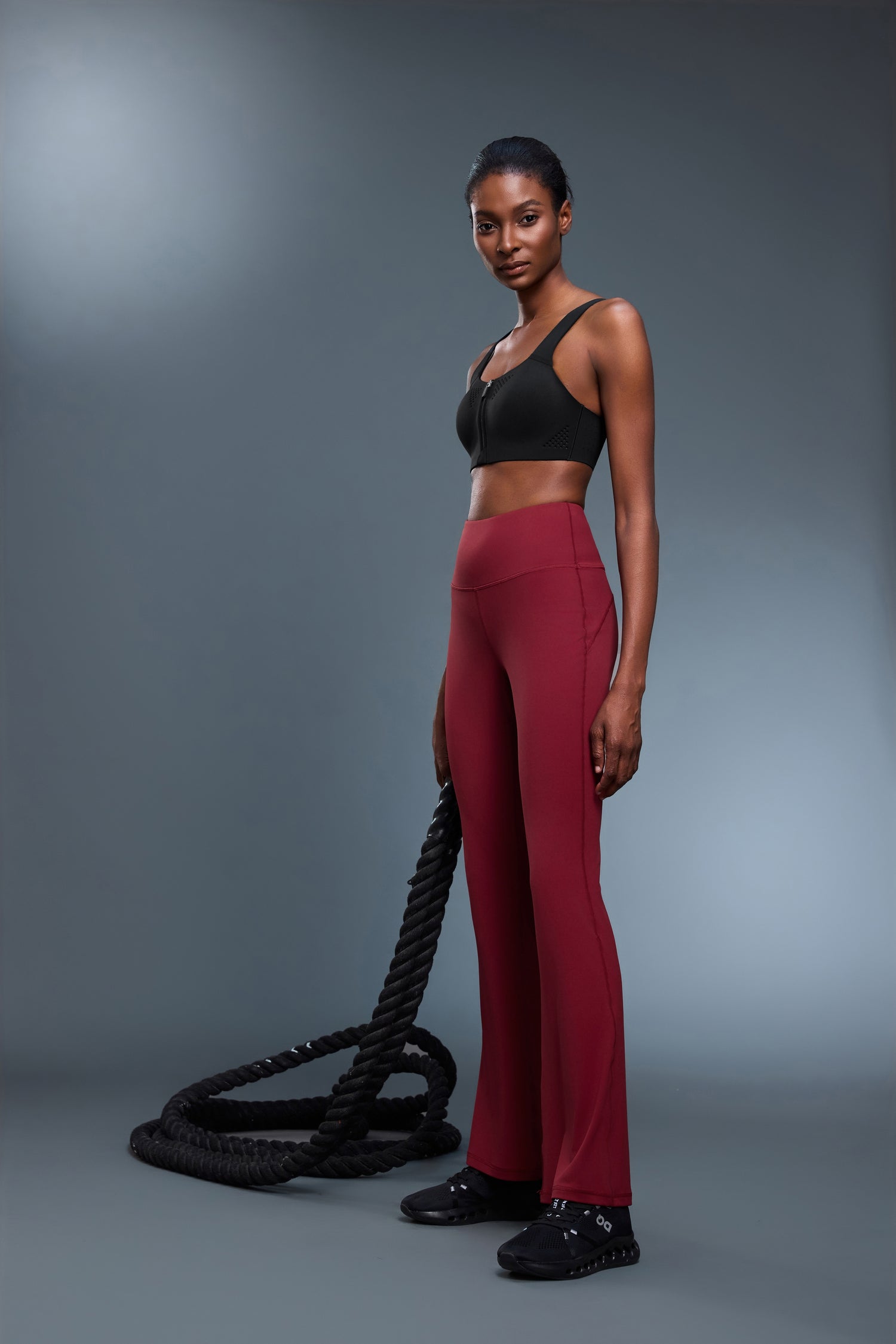 Buy 1, Get 1 Free - High Impact Seamless Rebel Sports Bra With Adjustable Straps, Moulded Cups & Front Zip