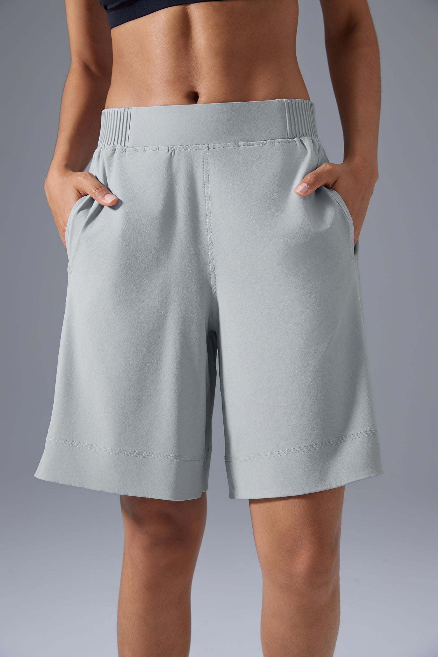 Cooling & Stretchable Wind Shorts With Pockets