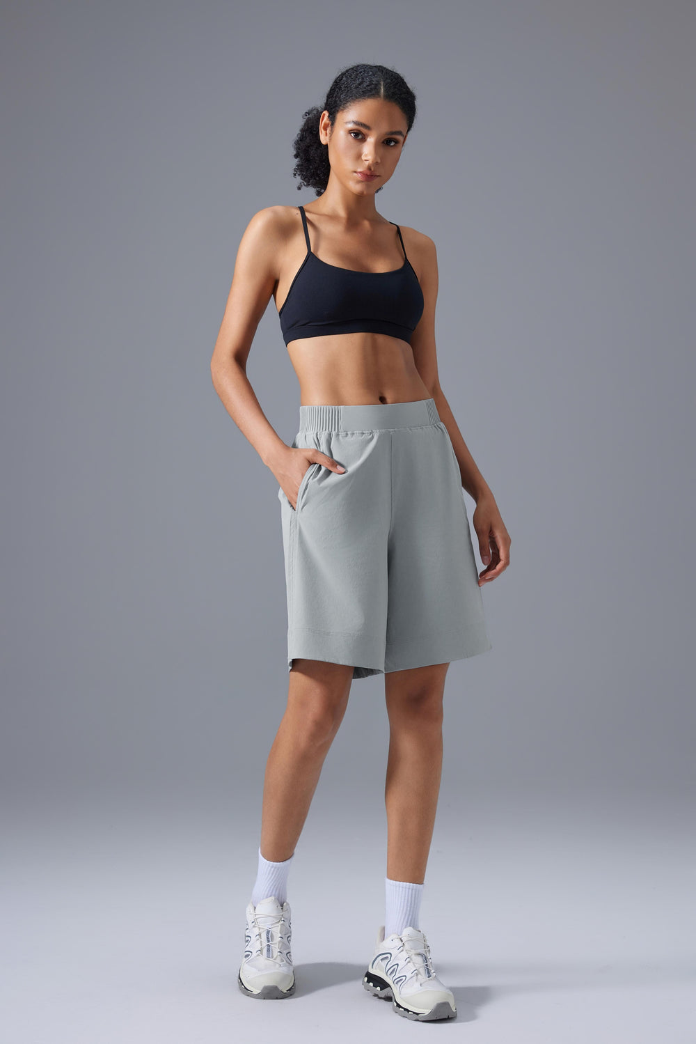 Cooling & Stretchable Wind Shorts With Pockets