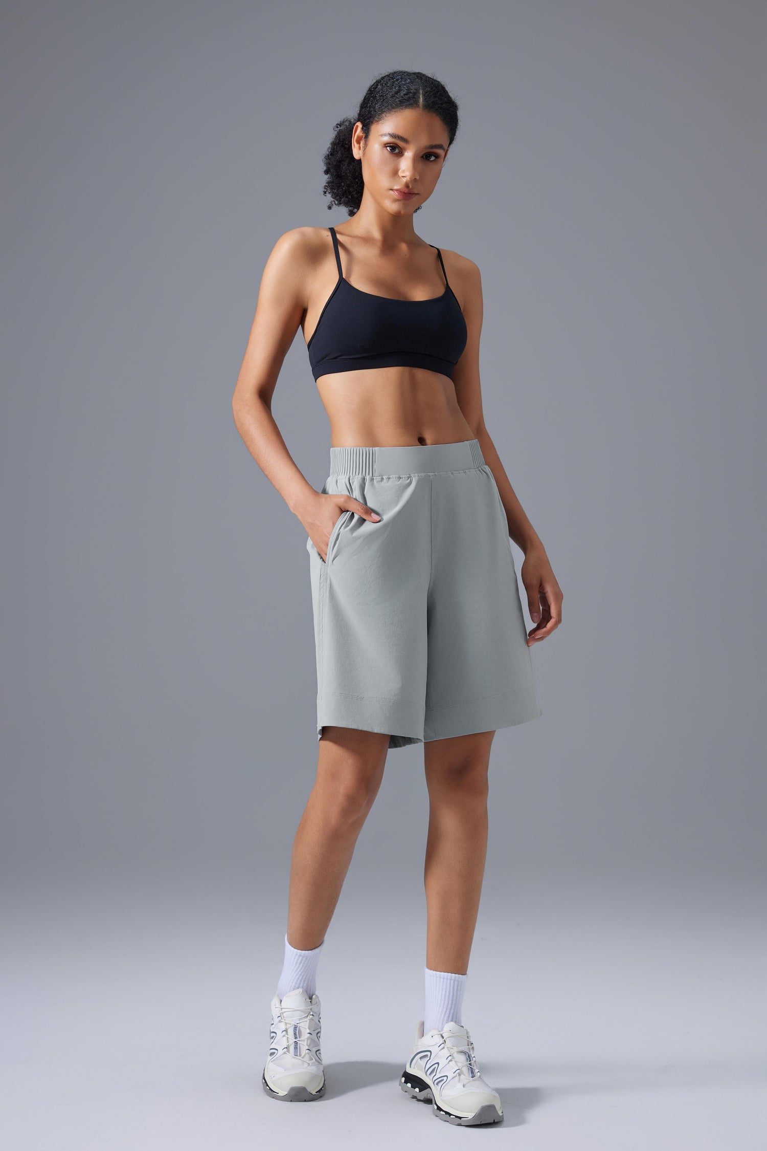 Cooling & Stretchable Wind Shorts With Pockets