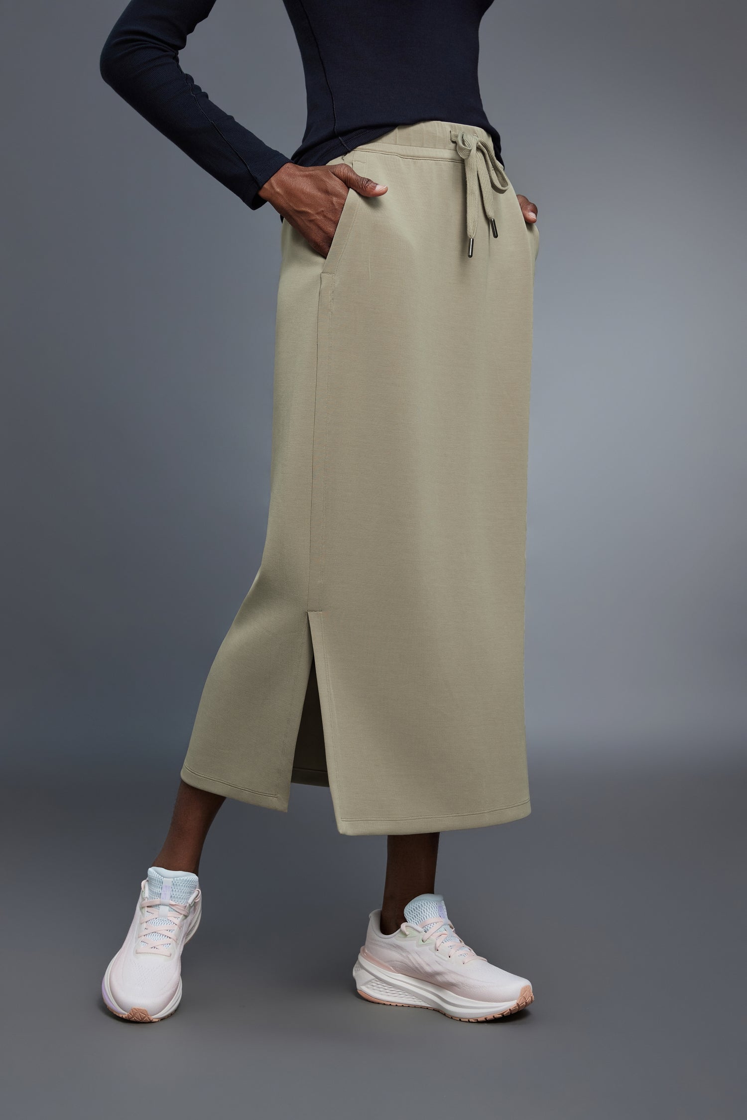 Cooling, Wrinkle-Free & Buttery Soft Posh Skirt With Pockets