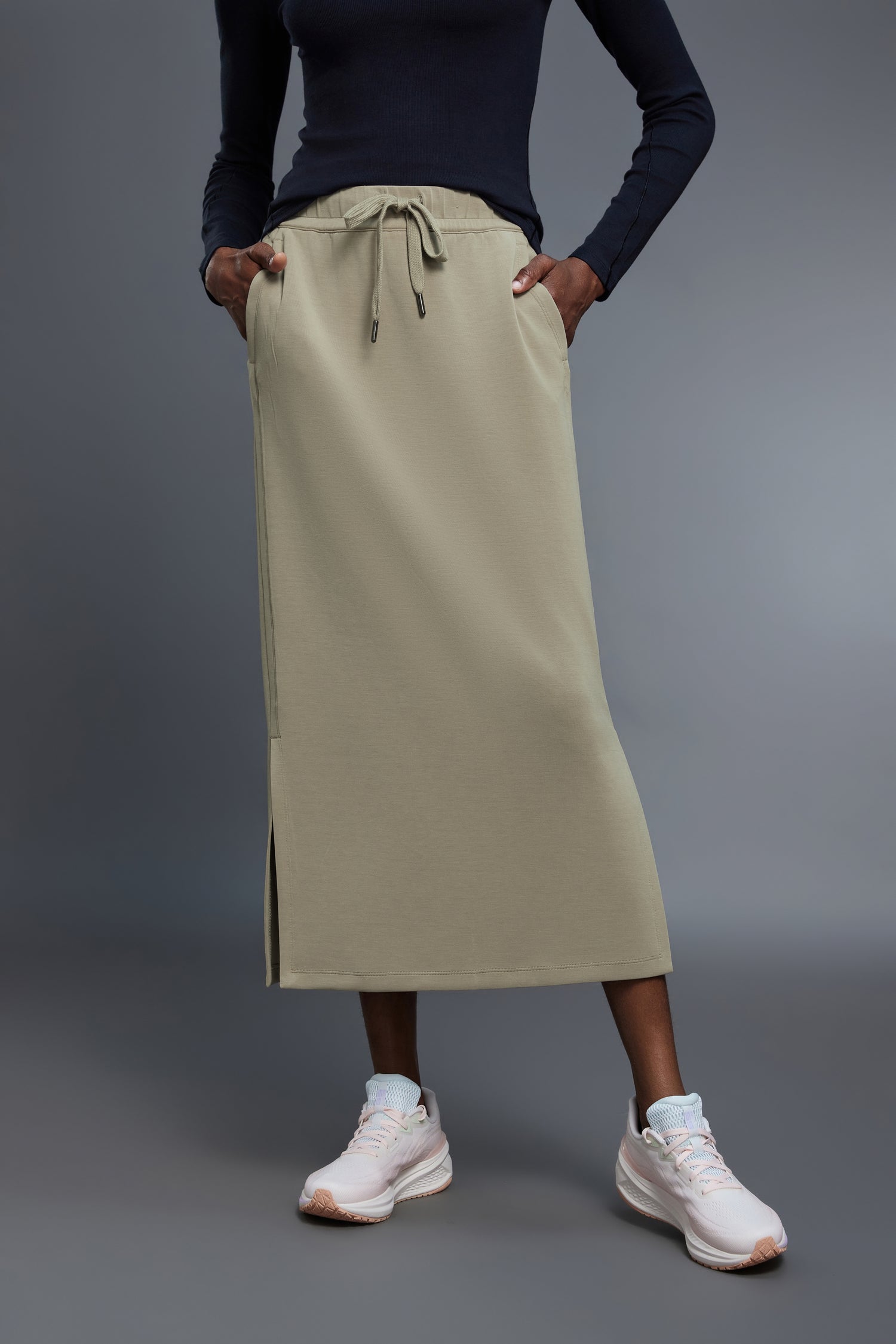 Cooling, Wrinkle-Free & Buttery Soft Posh Skirt With Pockets