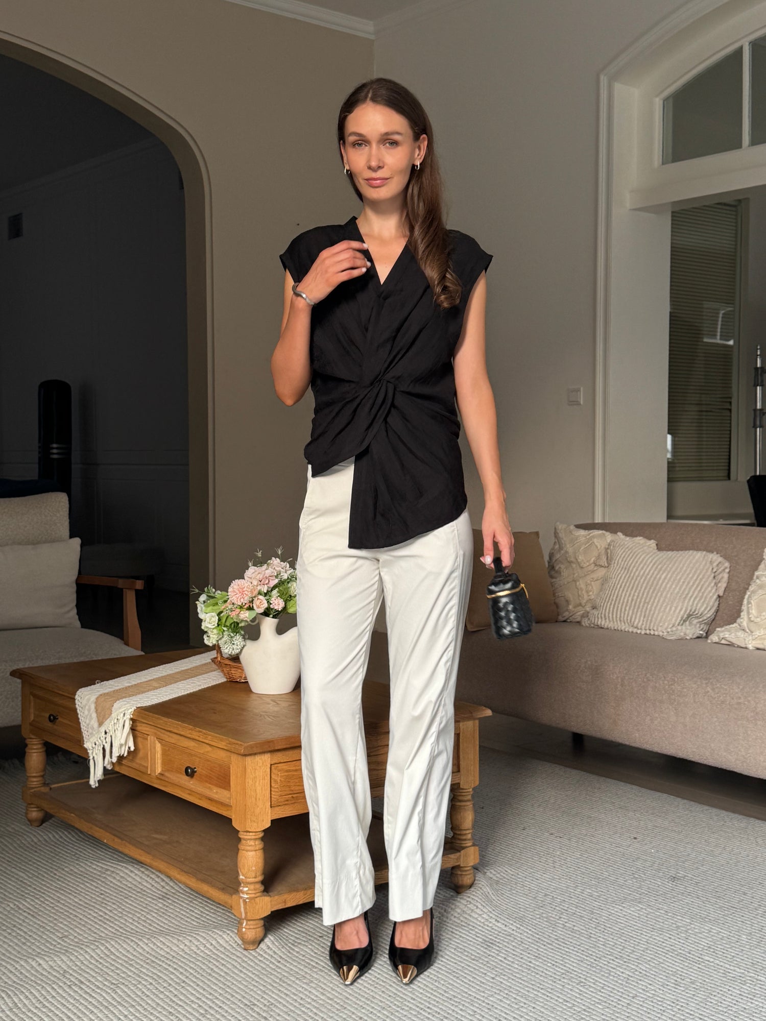 Cooling & Breathable Wrinkle-Free Twirl Top