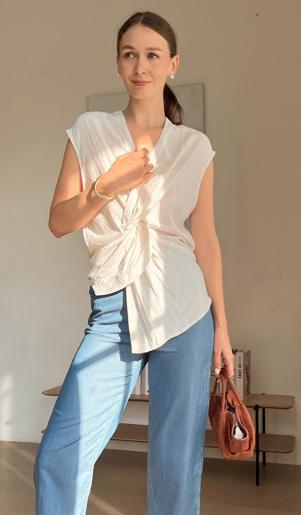 Cooling & Breathable Wrinkle-Free Twirl Top