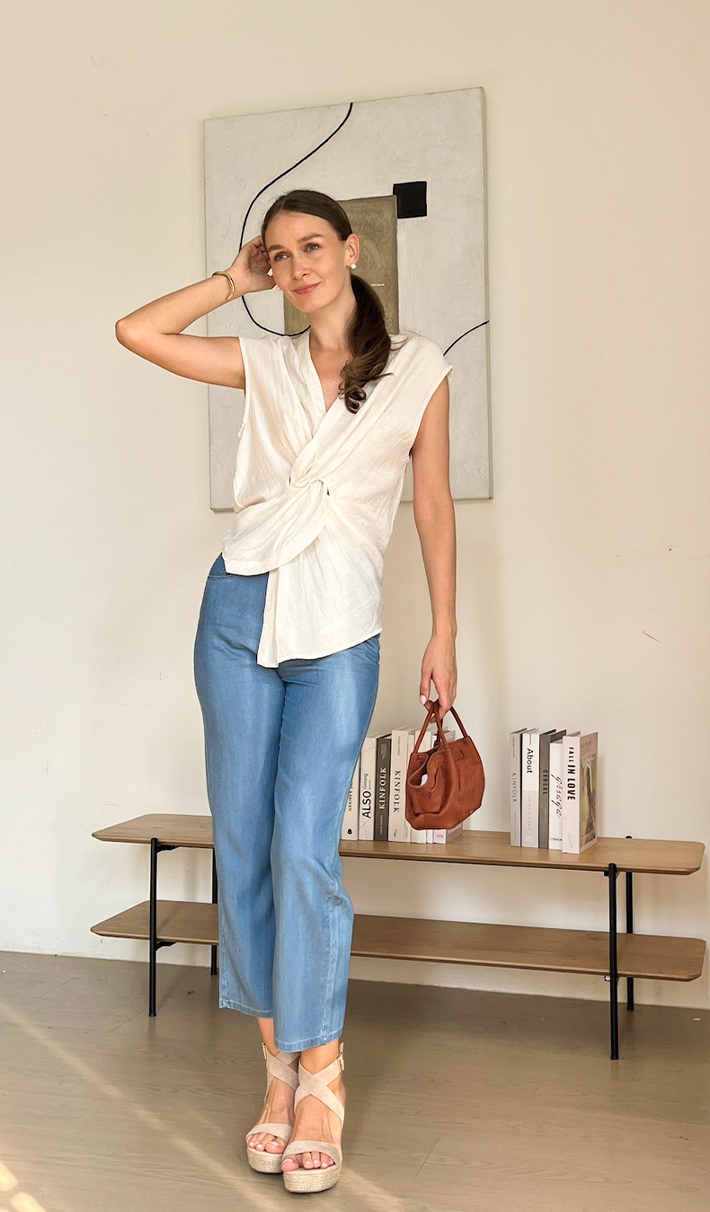 Cooling & Breathable Wrinkle-Free Twirl Top
