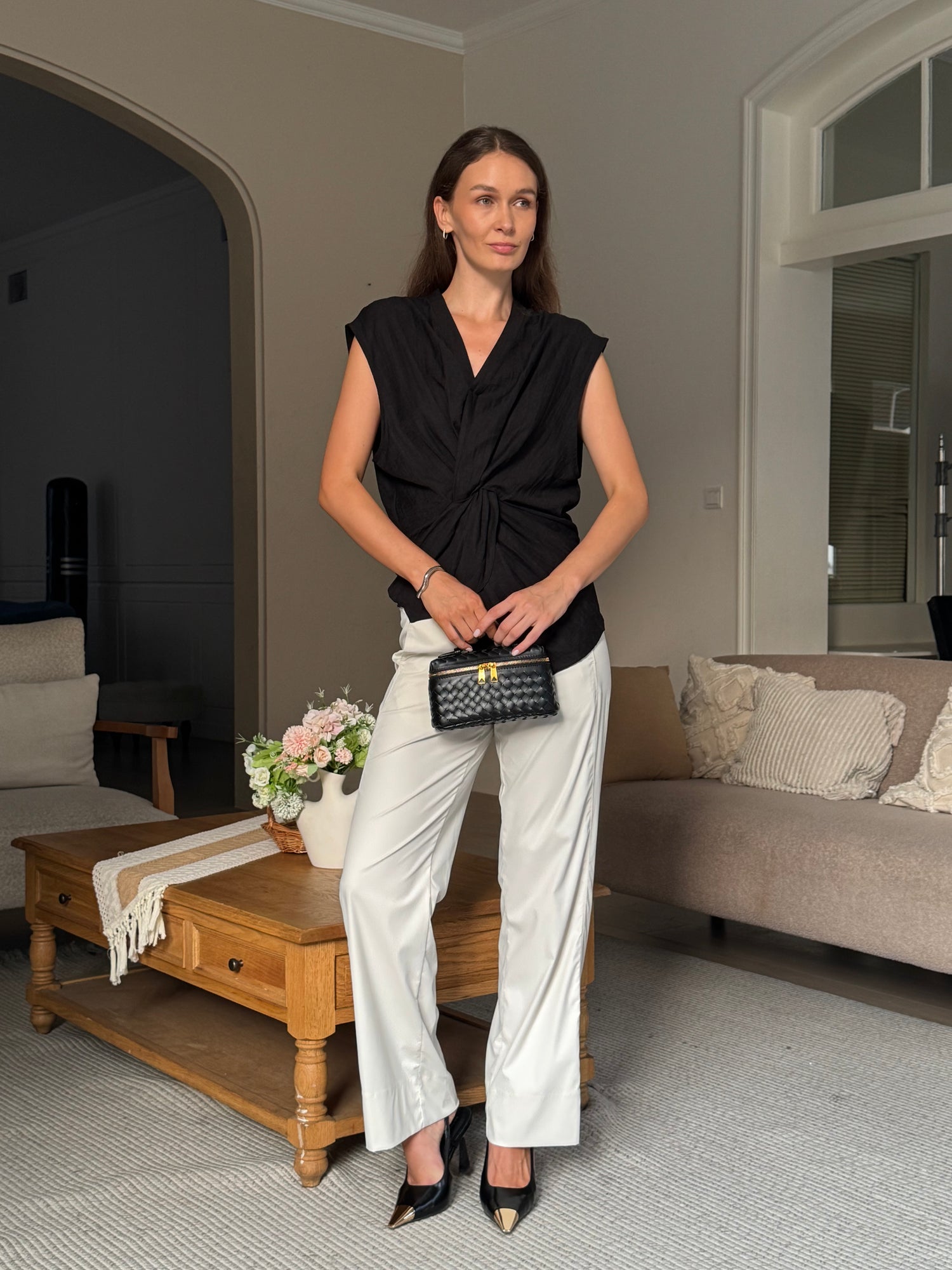 Cooling & Breathable Wrinkle-Free Twirl Top