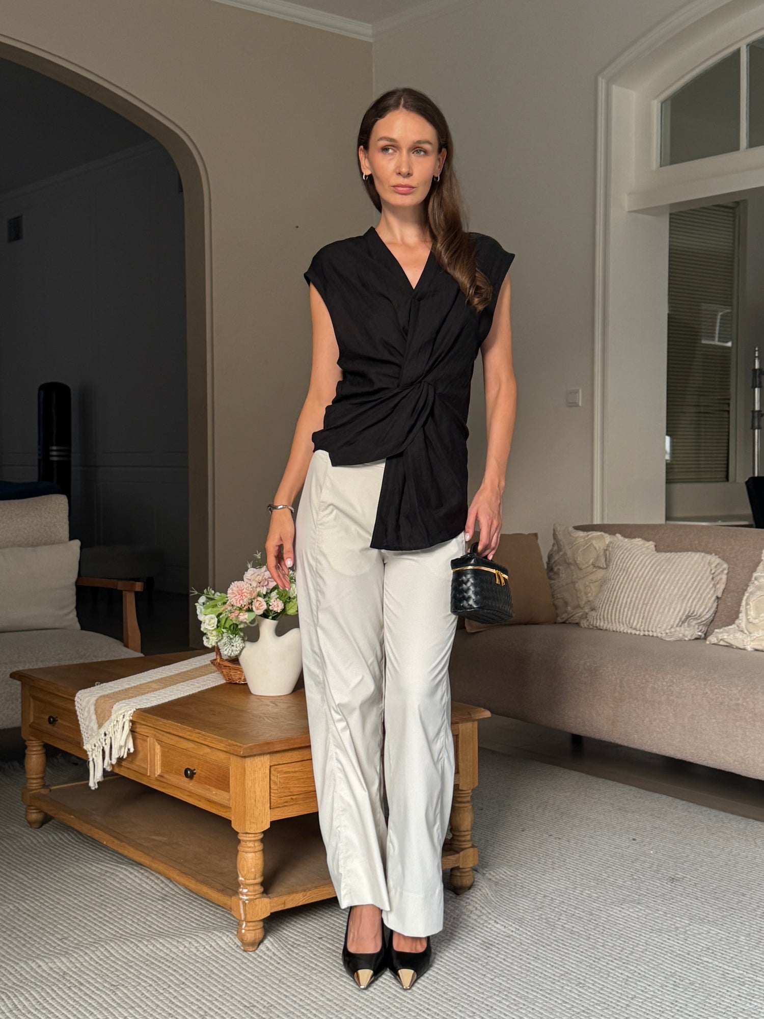 Cooling & Breathable Wrinkle-Free Twirl Top