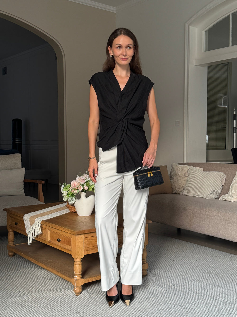 Cooling & Breathable Wrinkle-Free Twirl Top