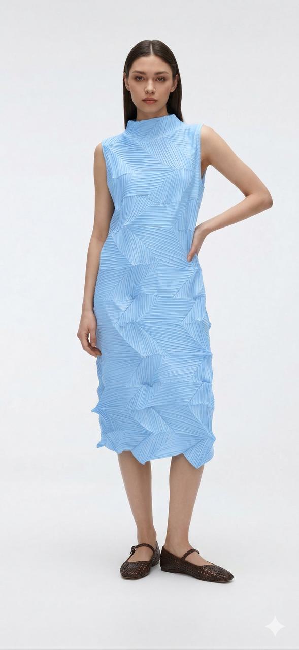 Wrinkle-Free & Cooling Free Size Diva Dress