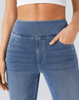 Cooling, Buttery Soft & Tummy Control Straight Cut Contour Jeans With Pockets