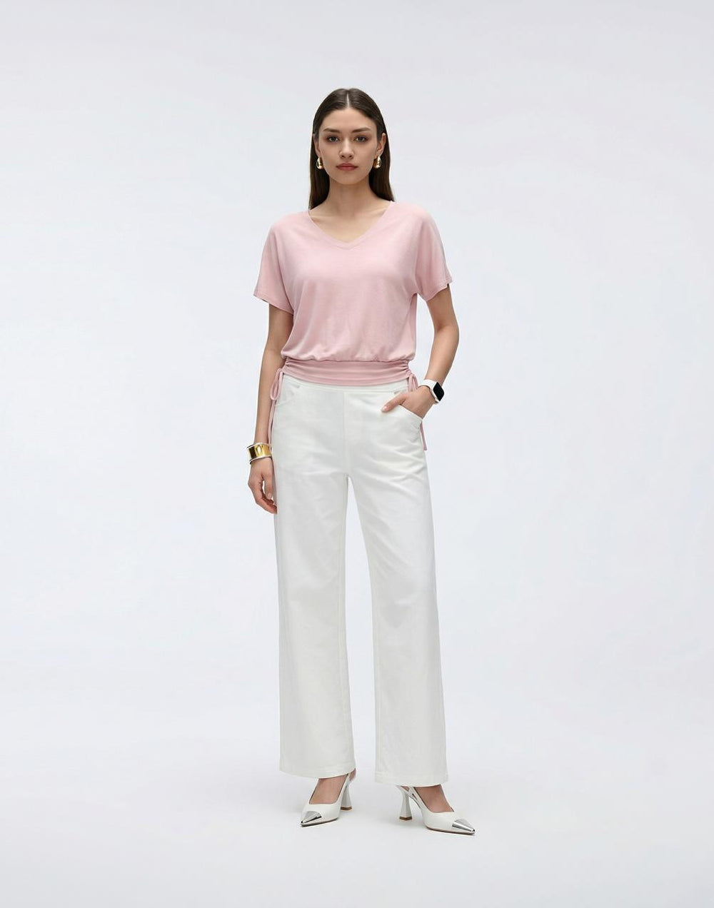 Cooling & Buttery Soft With Tummy Control Bootcut Sculpt Jeans With Pockets