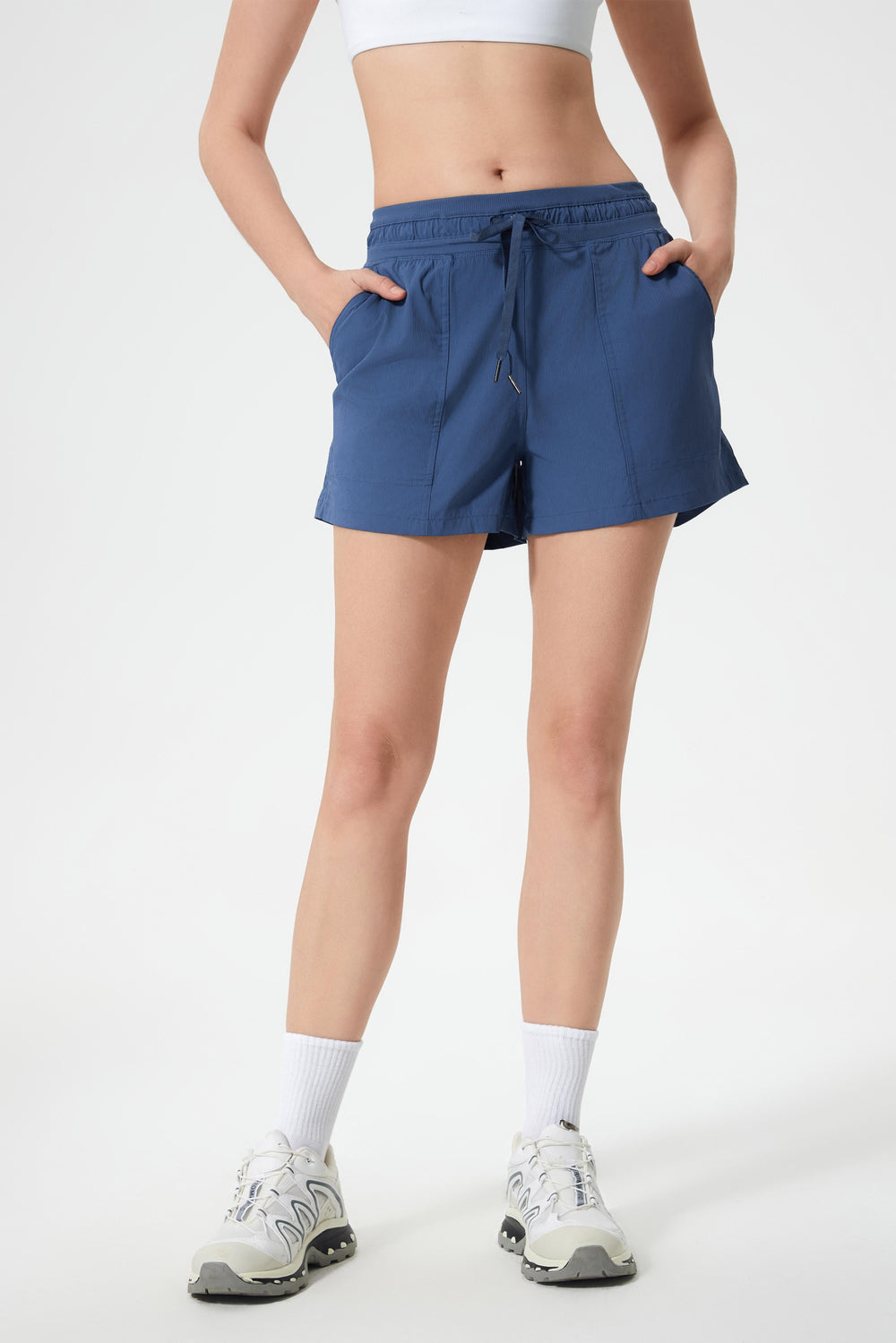 Buy 1, Get 1 Free - Cooling, Quick Drying Growth Shorts With Elastic Waistband & Pockets