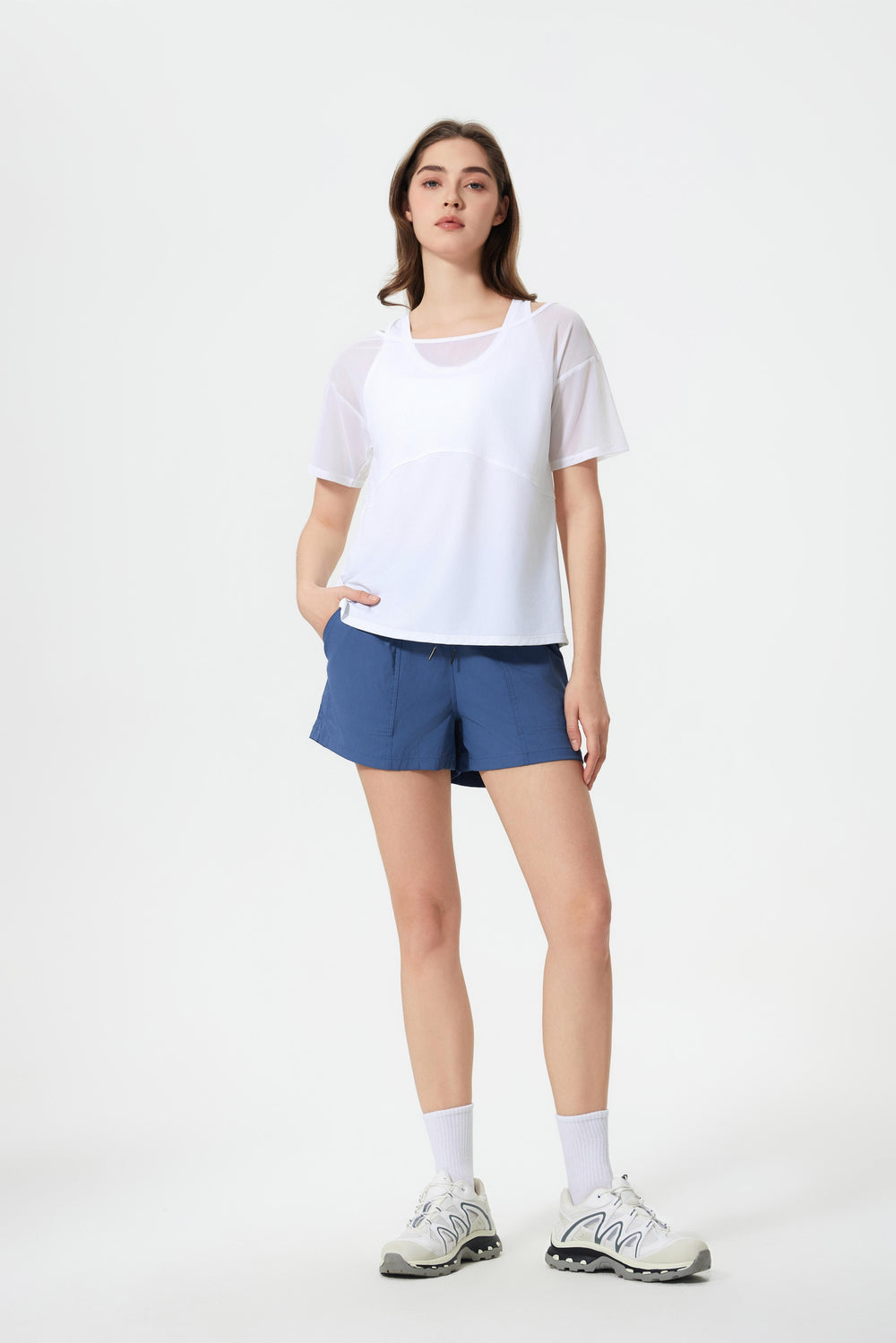 Buy 1, Get 1 Free - Cooling, Quick Drying Growth Shorts With Elastic Waistband & Pockets