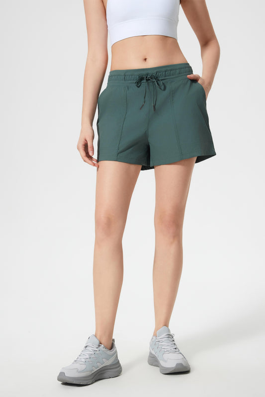 Buy 1, Get 1 Free - Cooling, Quick Drying Growth Shorts With Elastic Waistband & Pockets