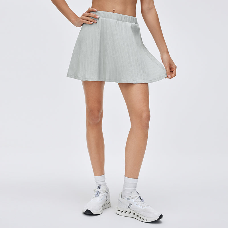 Buy 1, Get 1 Free - Cooling, Breathable & Stretchable Waistband Victory Skort With Inner Shorts & Pockets