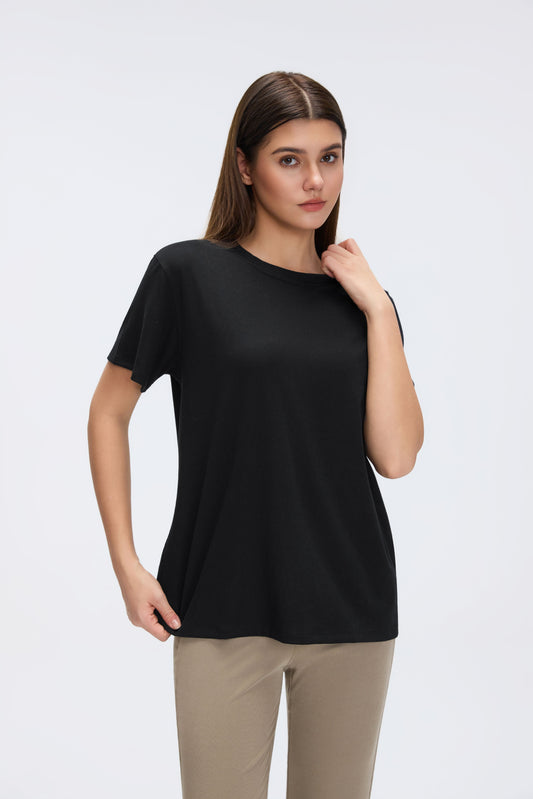 Buy 1, Get 1 Free - Wrinkle-Free, Cooling & Buttery Soft Loose Cut Ease Top