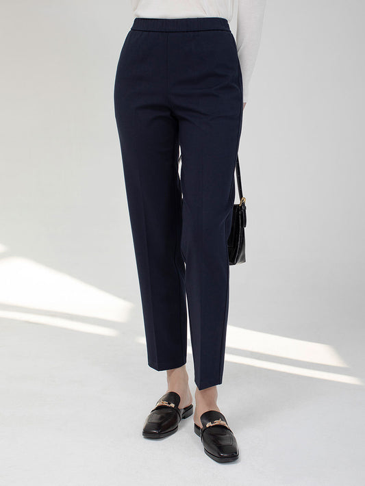 [Petite Collection] Cooling & Breathable Suit Trouser With Stretchable Waistband & Pockets