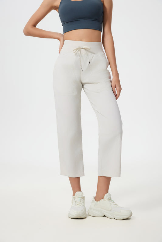 [Petite Collection] Cooling & Stretchable Travel Jetset Pants With Adjustable Hems