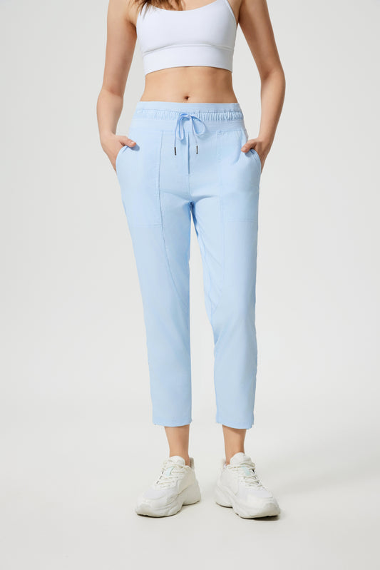 [Petite Collection] Cooling & Stretchable Travel Jetset Pants With Adjustable Hems