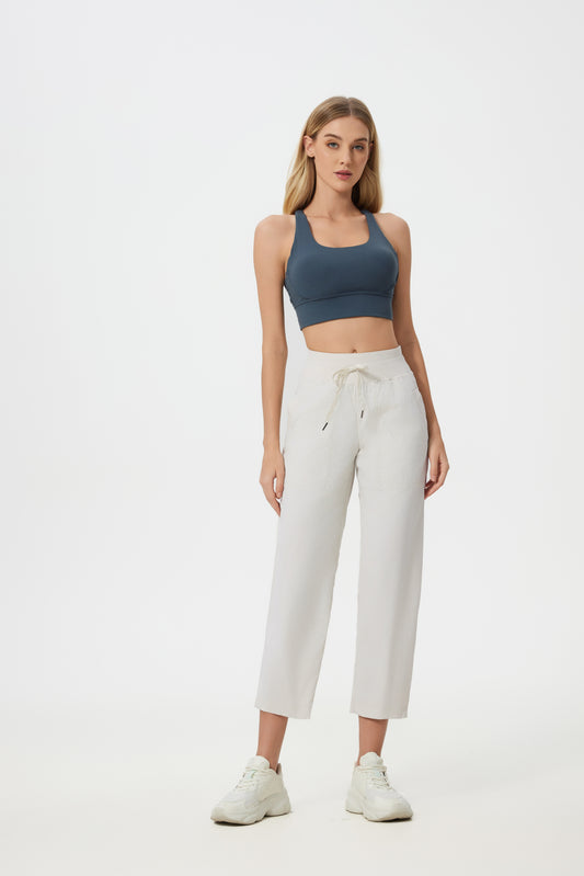 [Petite Collection] Cooling & Stretchable Travel Jetset Pants With Adjustable Hems