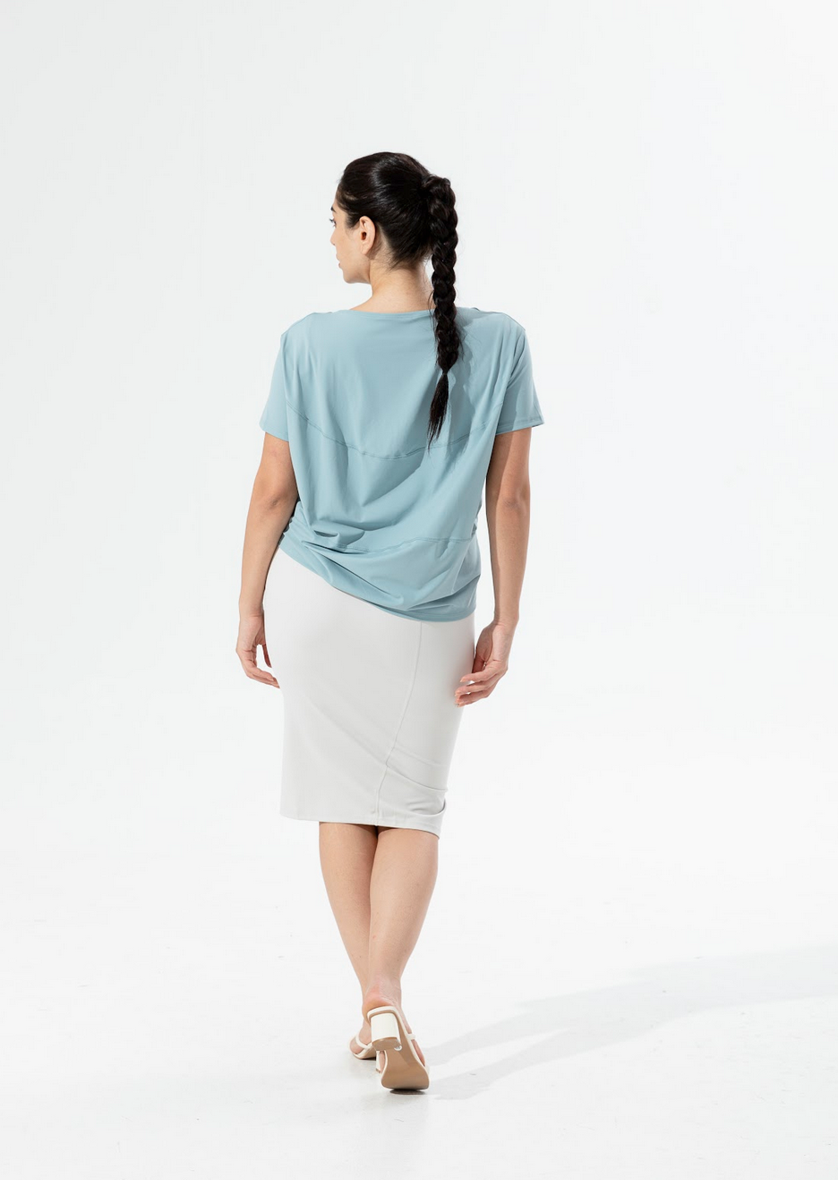 Cooling Buttery Soft Stretchable Wellbeing Pencil Skirt