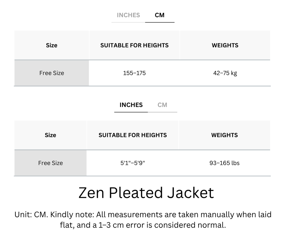 Wrinkle-Free, Cooling & Breathable Zen Pleated Jacket