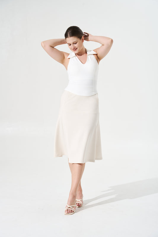 Cooling, Wrinkle-Free Charmed Skirt with Tummy Control