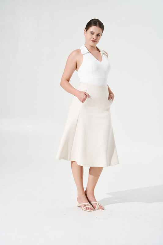 Exclusives - Cooling, Wrinkle-Free Charmed Skirt with Tummy Control