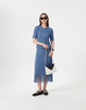 Wrinkle-Free, Cooling & Breathable Free Size Cascade Pleated Set
