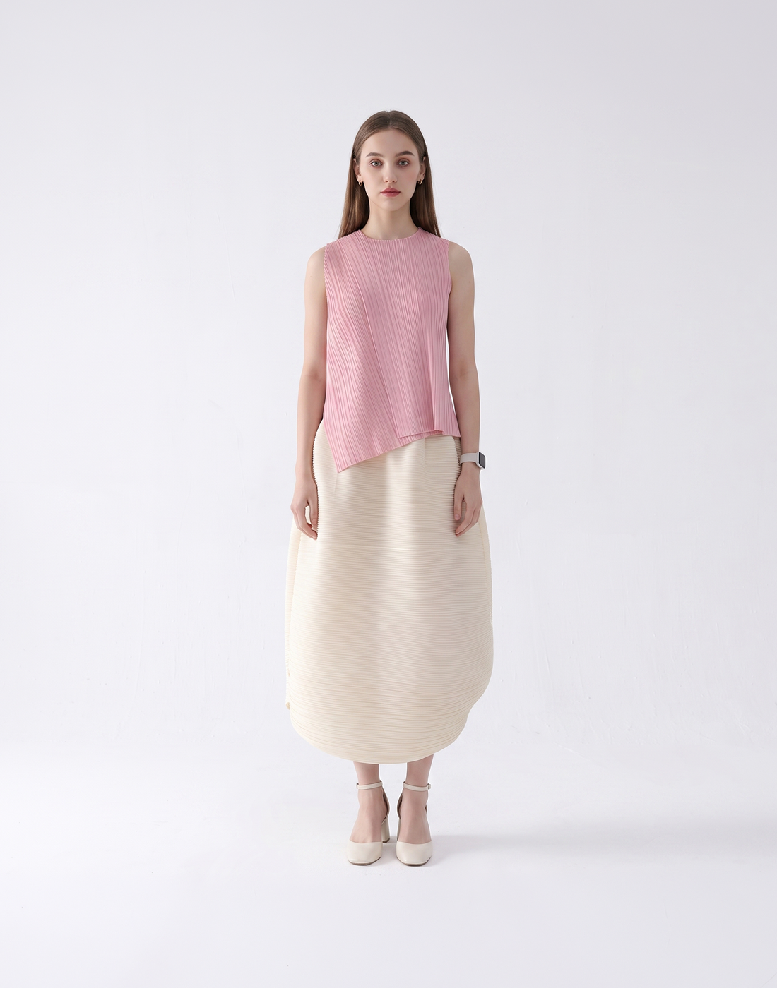 Wrinkle-Free, Cooling & Breathable Free Size With Stretchy Waistband Float Skirt