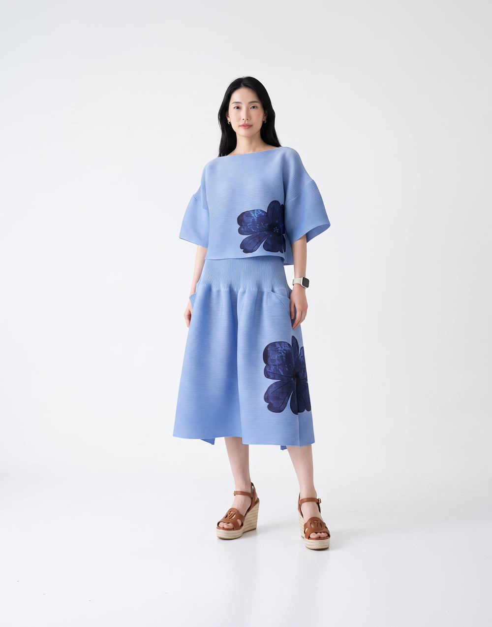 Wrinkle-Free, Cooling & Breathable Free Size With Tummy Tucking Peony Shorts With Pockets