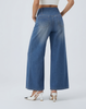 Cooling & Buttery Soft With Tummy Control Loose Cut Booty Jeans With Pockets