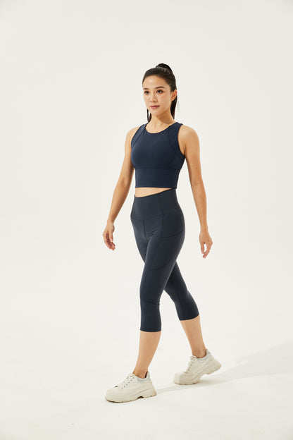 Buy 1, Get 1 Free - High-Waist 7/8 Buttery Soft & Cooling Camel-Toe Proof Courage Leggings With 3 Pockets