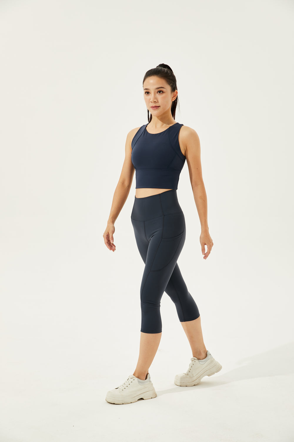 High-Waist 7/8 Buttery Soft & Cooling Camel-Toe Proof Courage Leggings With 3 Pockets