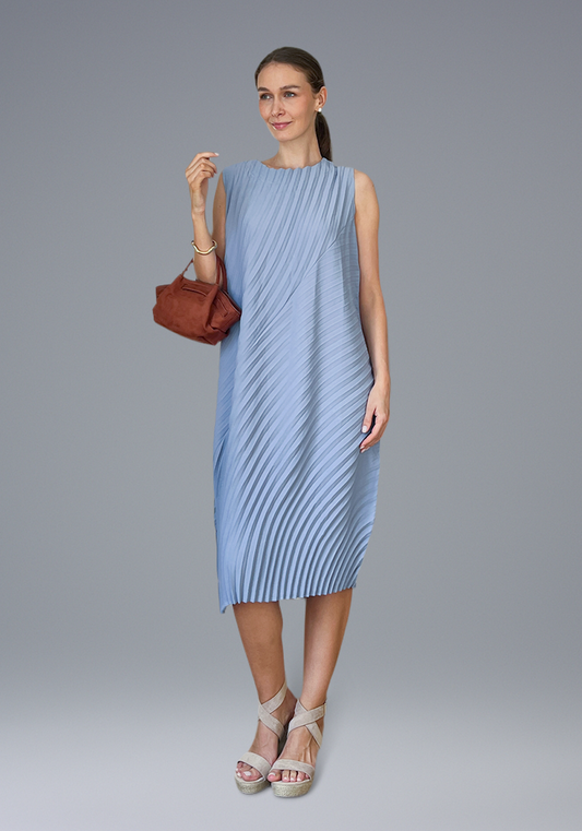 Cooling, Breathable Wrinkle-Free Swirl Dress