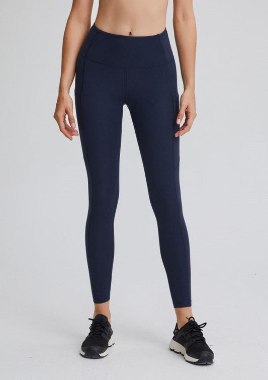 High-Waist Buttery Soft Snazzy High Intensity Leggings With 5 Pockets