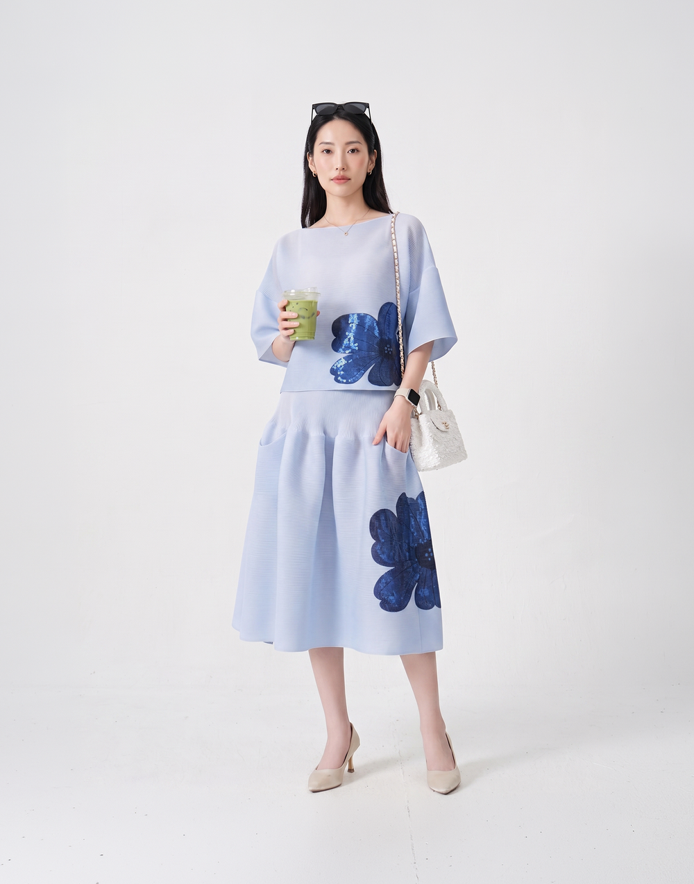Wrinkle-Free, Cooling & Breathable Free Size With Tummy Tucking Peony Shorts With Pockets