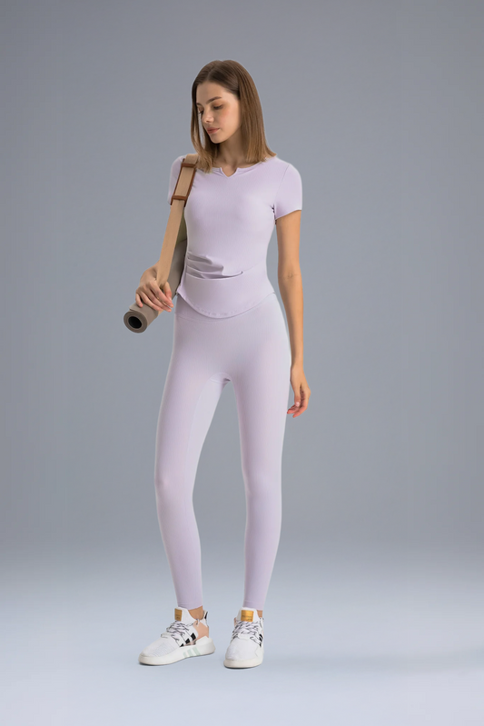 Cooling, Buttery Soft Ribbed Padded Luxe Top