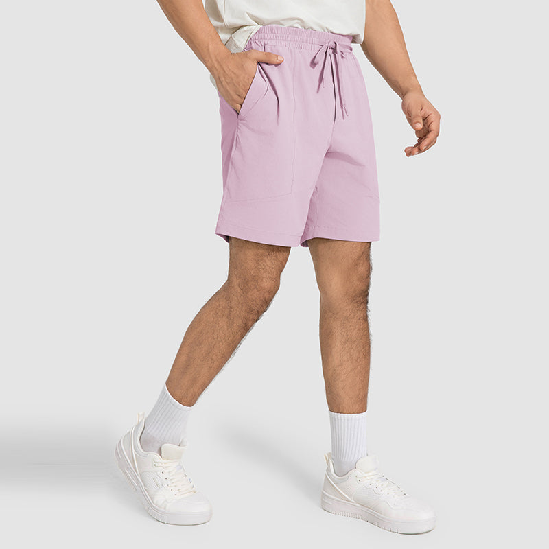 Buy 1, Get 1 Free - Wrinkle-Free & Sweat-Wicking Max Travel Bermudas With Drawstring Waist & Pockets