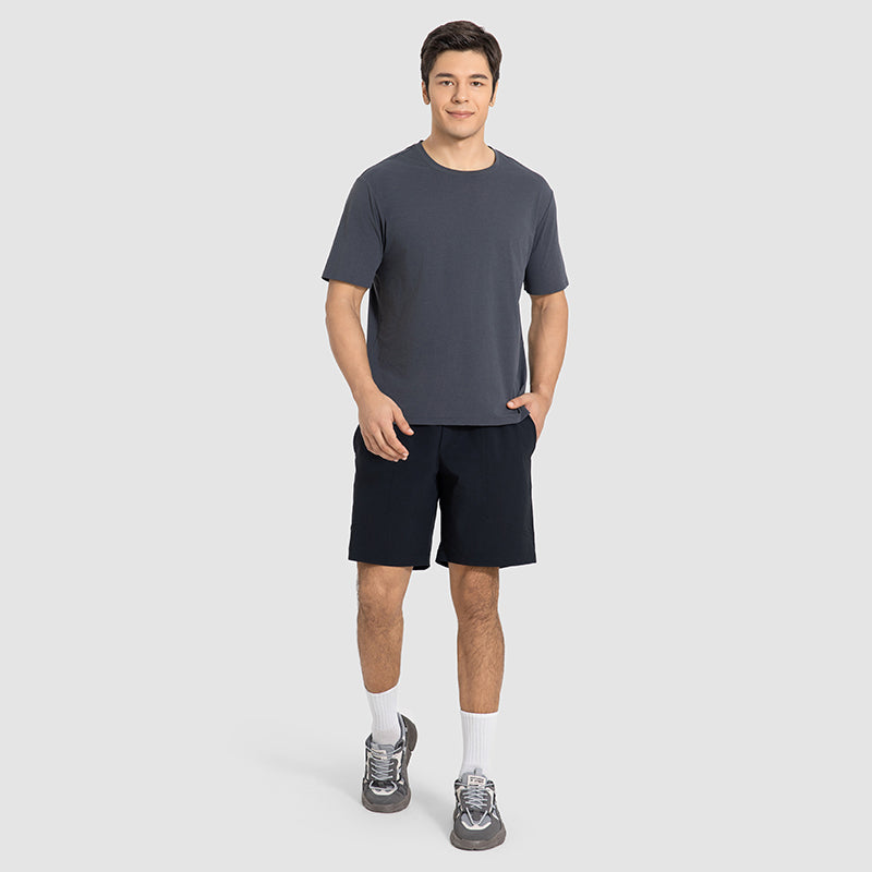 Buy 1, Get 1 Free - Wrinkle-Free & Sweat-Wicking Max Travel Bermudas With Drawstring Waist & Pockets