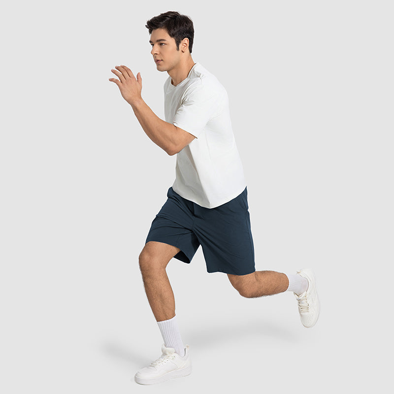 Buy 1, Get 1 Free - Wrinkle-Free & Stretchy Flex Bermudas With Stretchy Waistband & Pockets