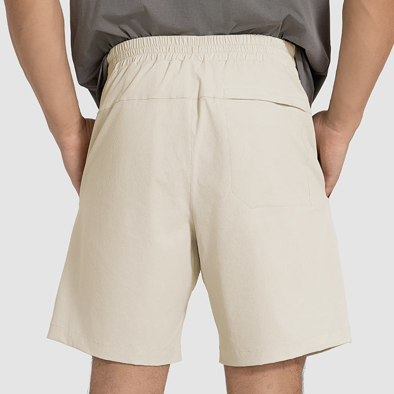 Buy 1, Get 1 Free - Wrinkle-Free & Sweat-Wicking Max Travel Bermudas With Drawstring Waist & Pockets