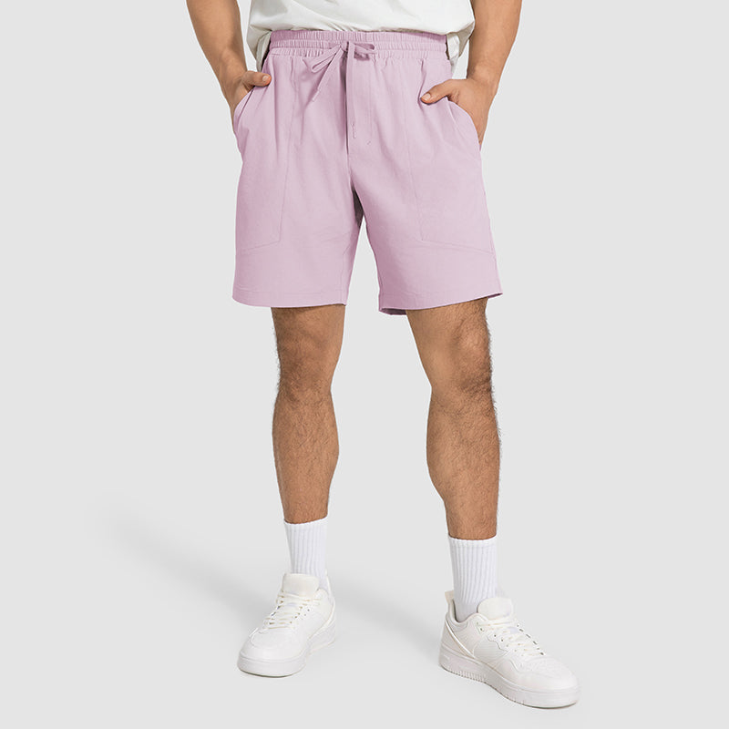 Buy 1, Get 1 Free - Wrinkle-Free & Sweat-Wicking Max Travel Bermudas With Drawstring Waist & Pockets