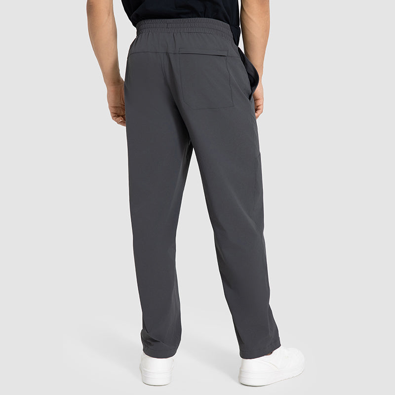 Buy 1, Get 1 Free - Wrinkle-Free & Sweat-Wicking Peak Travel Trousers With Adjustable Waistband & Pockets