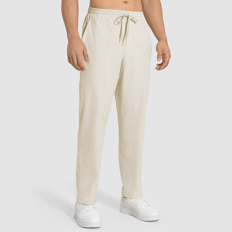 Buy 1, Get 1 Free - Wrinkle-Free & Sweat-Wicking Peak Travel Trousers With Adjustable Waistband & Pockets